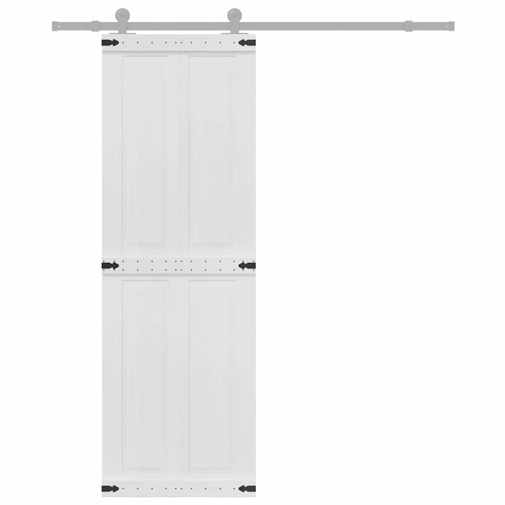 vidaXL Πόρτα αχυρώνα Corona 70 x 210 cm Μασίφ Ξύλο Πεύκου