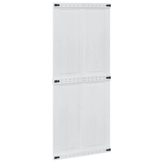 vidaXL Πόρτα αχυρώνα Corona 90 x 210 cm Μασίφ Ξύλο Πεύκου