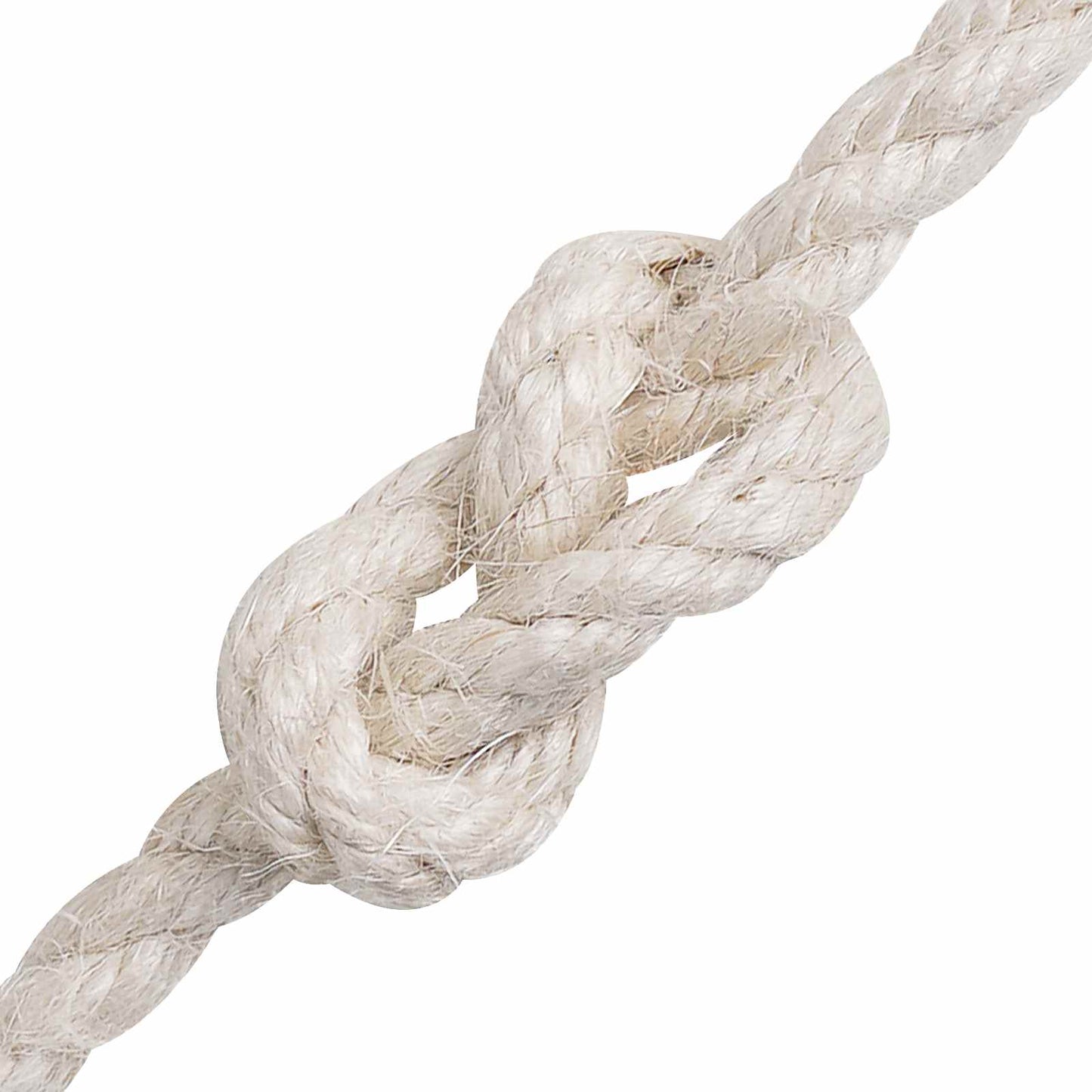 vidaXL Σχοινί Από Τζute 8 mm Λευκό 100% Τζούτα Tossa