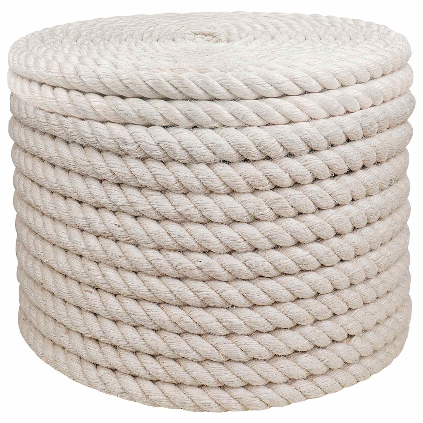 vidaXL Σχοινί Από Τζute 24 mm Λευκό 100% Τζούτα Tossa