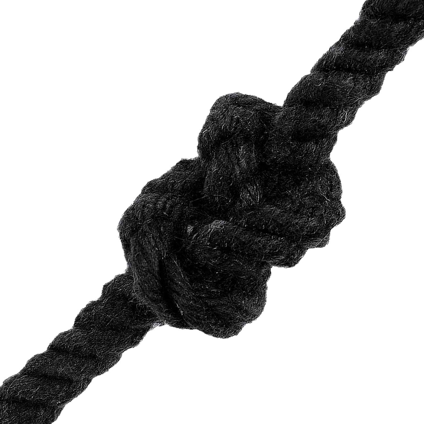 vidaXL Κωτόσχοινo 8 mm 100 m Μαύρο 100% Βαμβάκι