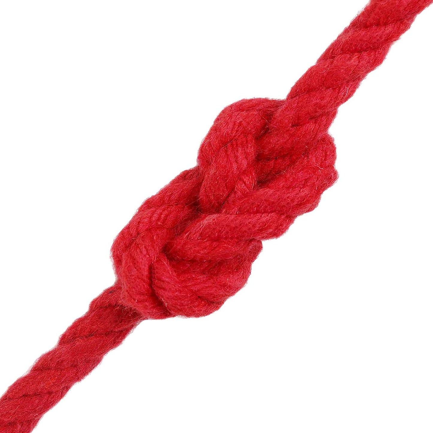 vidaXL Cotton Twine 4 mm 50 m Κόκκινο 100% Βαμβάκι
