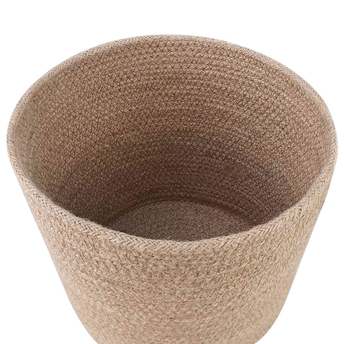 vidaXL Σετ Γλαστρών 2 pcs Φυσικό Ø 28 x 28 εκ 100% Γιούτα Τοσσά