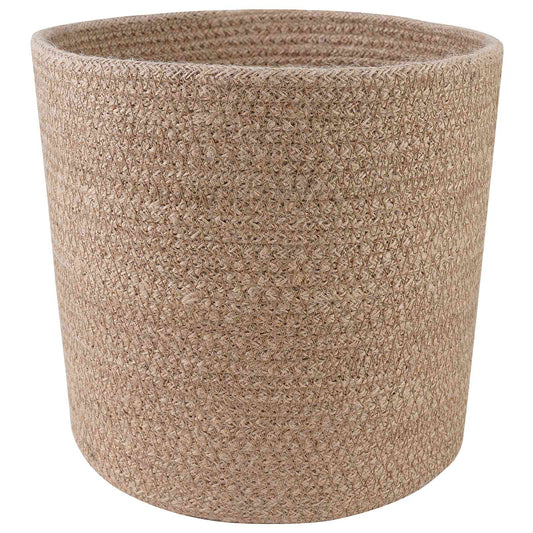 vidaXL Σετ Γλαστρών 2 pcs Φυσικό Ø 21 x 21 εκ 100% Γιούτα Τοσσά