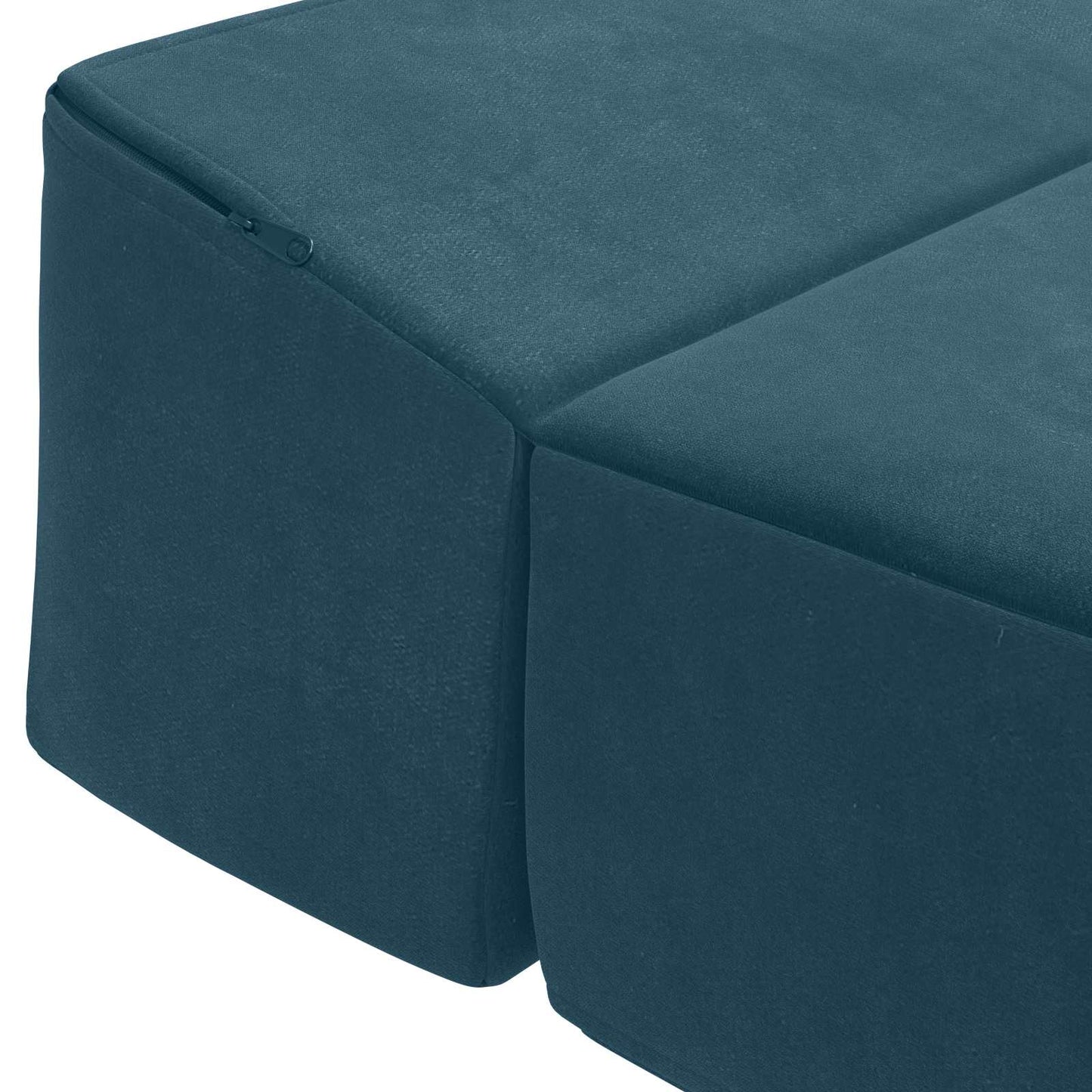 vidaXL Κρεβάτι Καναπέ Αναδιπλούμενο Μπλε 200 x 70 x 15 εκ. Βελούδο