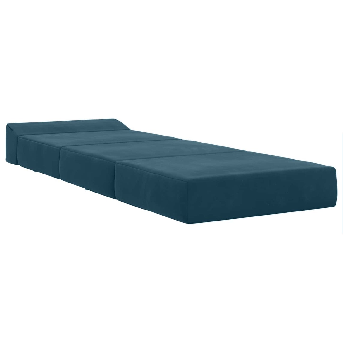 vidaXL Κρεβάτι Καναπέ Αναδιπλούμενο Μπλε 200 x 70 x 15 εκ. Βελούδο