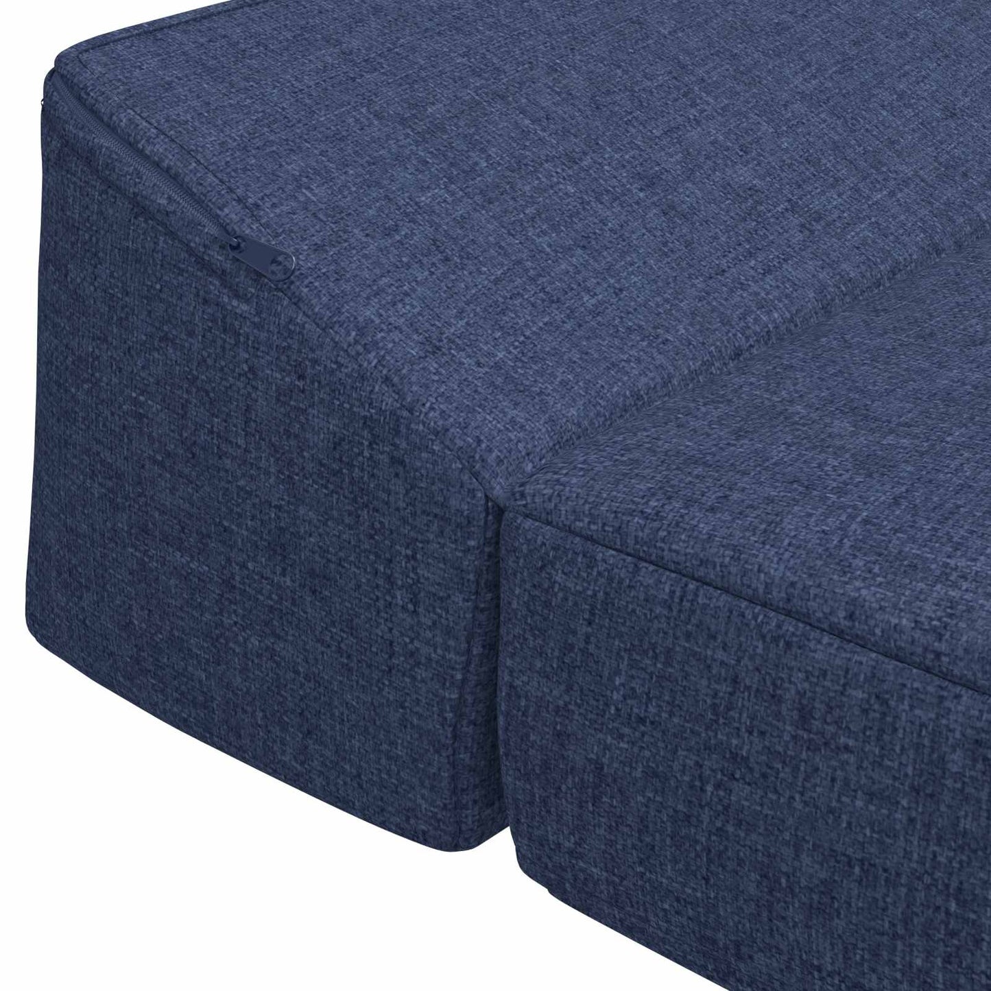vidaXL Κρεβάτι Καναπέ Αναδιπλούμενο Μπλε 200 x 70 x 10 εκ. Ύφασμα