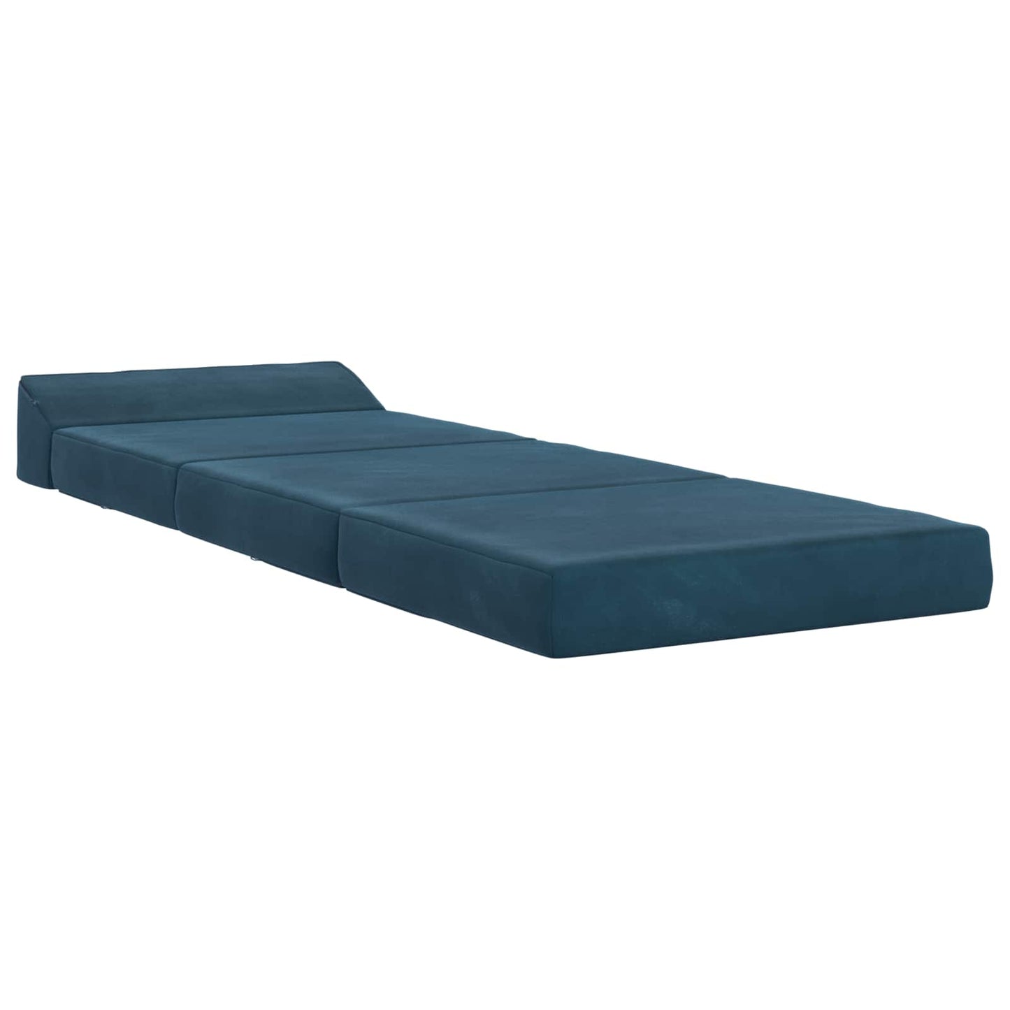 vidaXL Κρεβάτι Καναπέ Αναδιπλούμενο Μπλε 200 x 70 x 10 εκ. Βελούδο