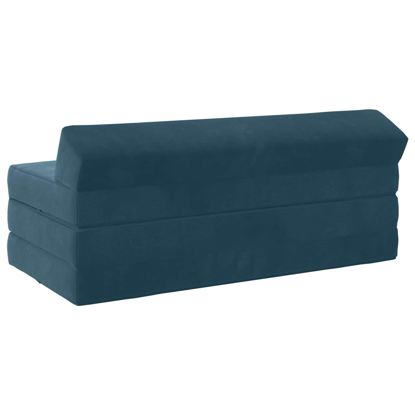 vidaXL Κρεβάτι Καναπέ Αναδιπλούμενο Μπλε 120 x 60 x 49 εκ Ύφασμα