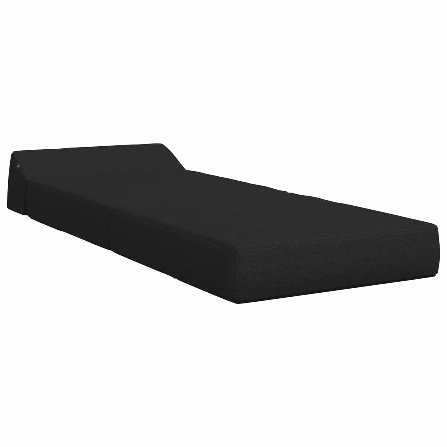 vidaXL Κρεβάτι Καναπέ Αναδιπλούμενο Μαύρο 60 x 70 x 41 εκ Ύφασμα