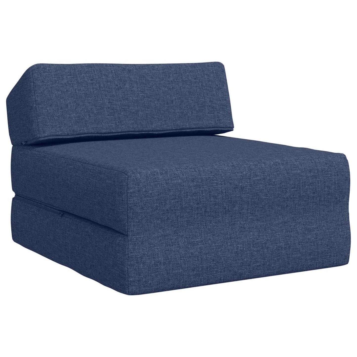 vidaXL Κρεβάτι Καναπέ Αναδιπλούμενο Μπλε 60 x 70 x 41 εκ Ύφασμα