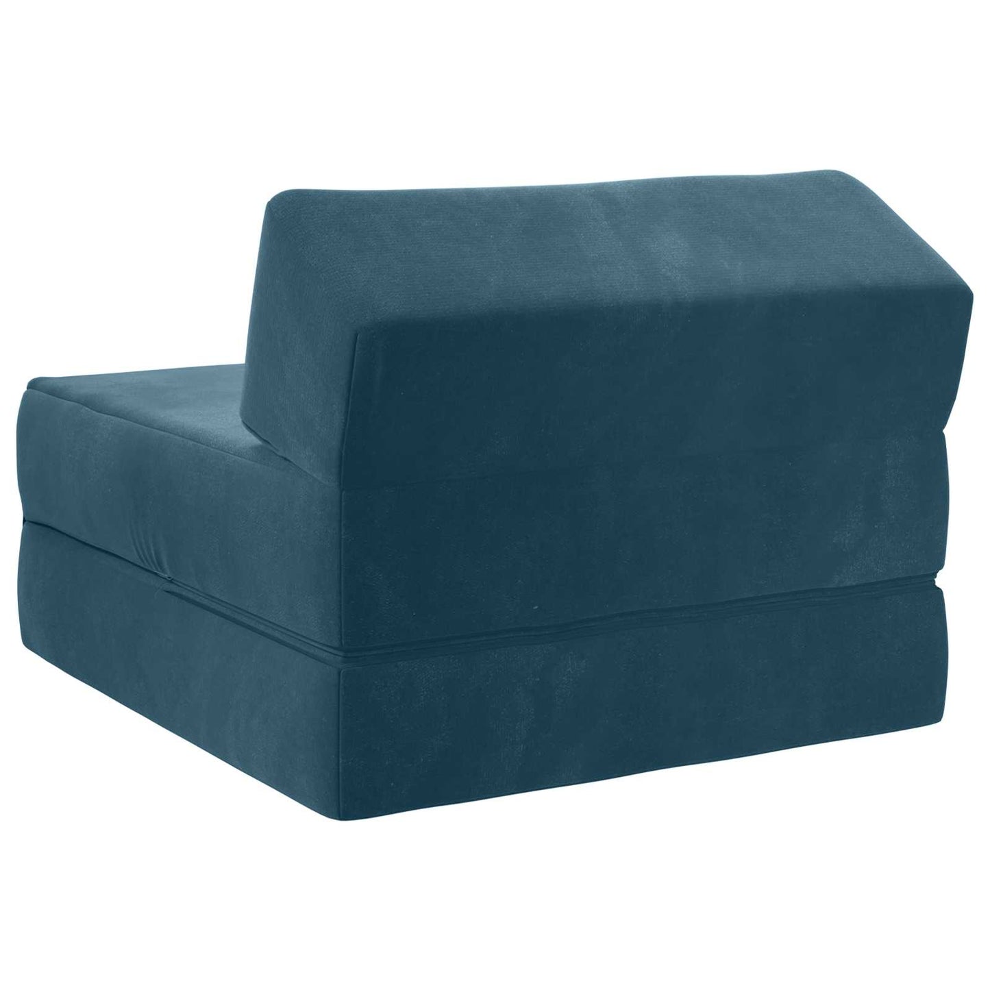 vidaXL Κρεβάτι Καναπέ Αναδιπλούμενο Μπλε 60 x 70 x 41 εκ Ύφασμα