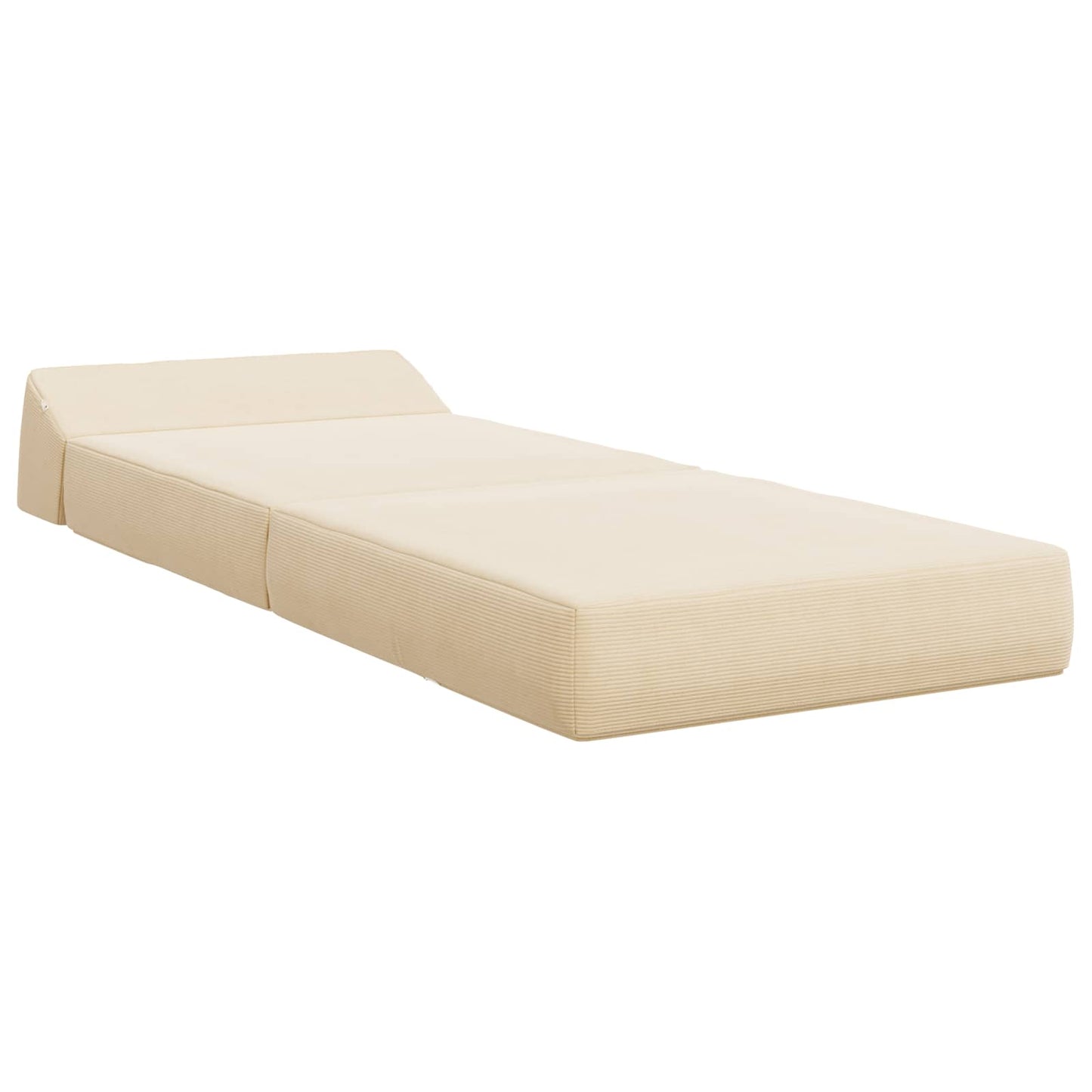 vidaXL Κρεβάτι Καναπέ Αναδιπλούμενο Κρεμ 60 x 70 x 41 εκ Ύφασμα