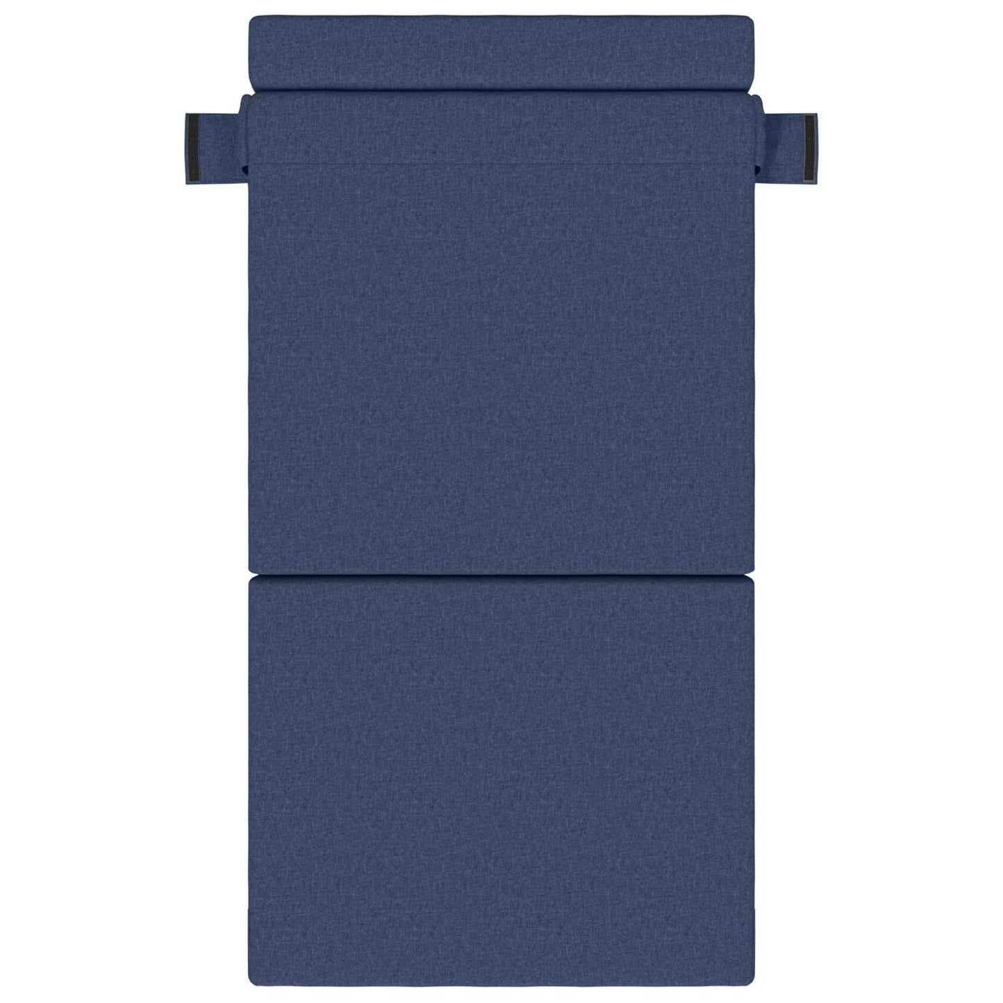 vidaXL Κρεβάτι Καναπέ Αναδιπλούμενο Μπλε 70 x 72 x 60 εκ Ύφασμα