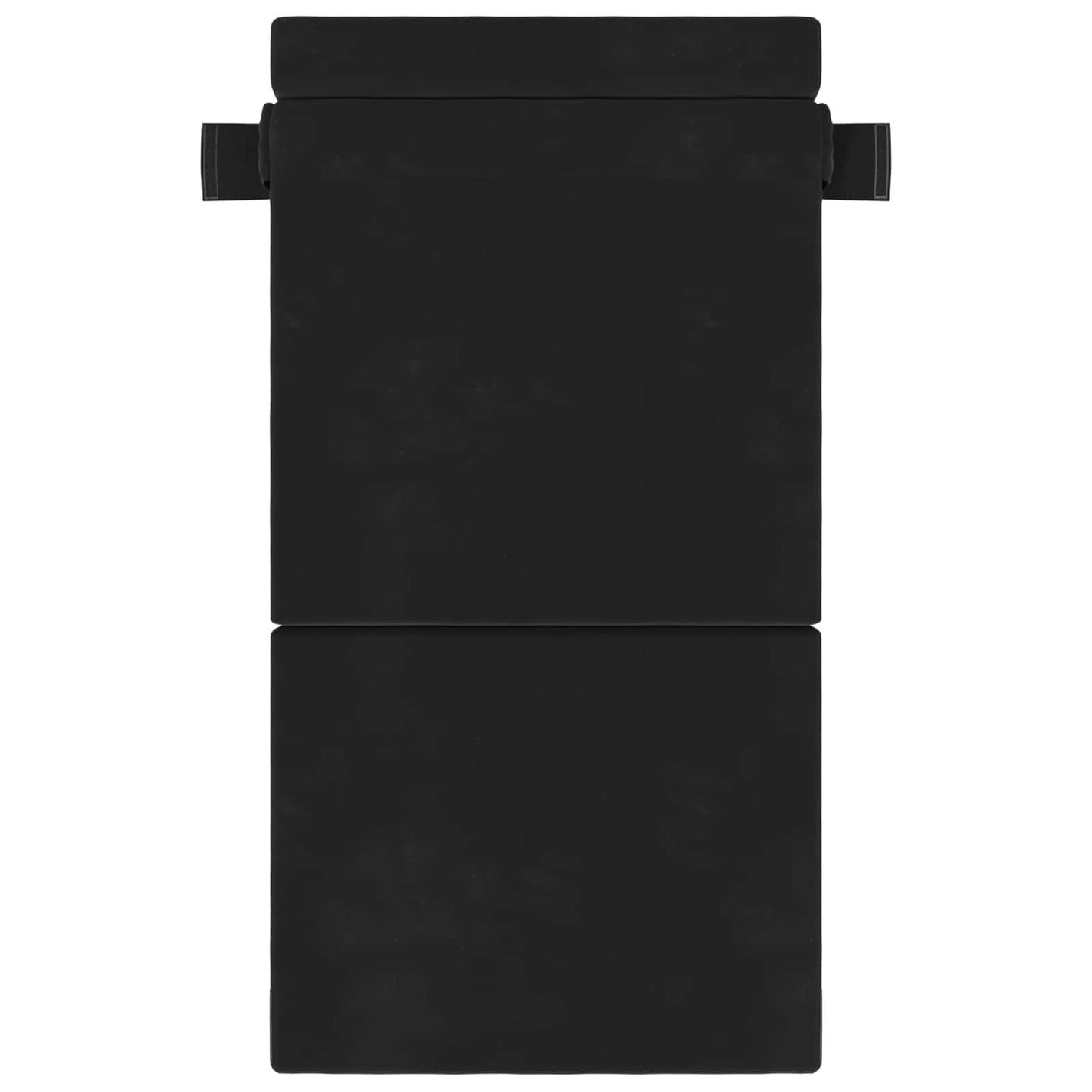 vidaXL Κρεβάτι Καναπέ Αναδιπλούμενο Μαύρο 70 x 72 x 60 εκ Ύφασμα
