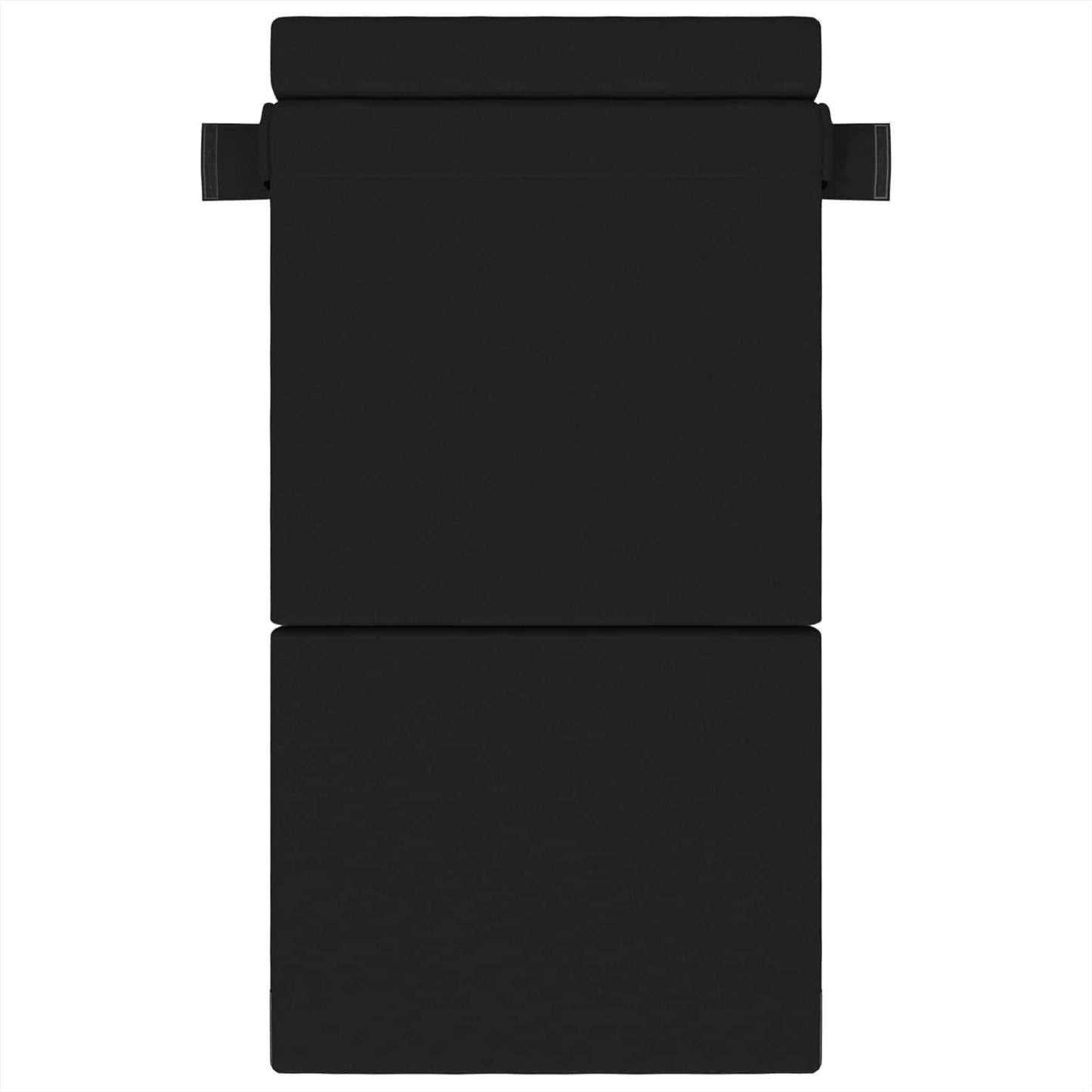 vidaXL Κρεβάτι Καναπέ Αναδιπλούμενο Μαύρο 70 x 80 x 60 εκ. Ύφασμα