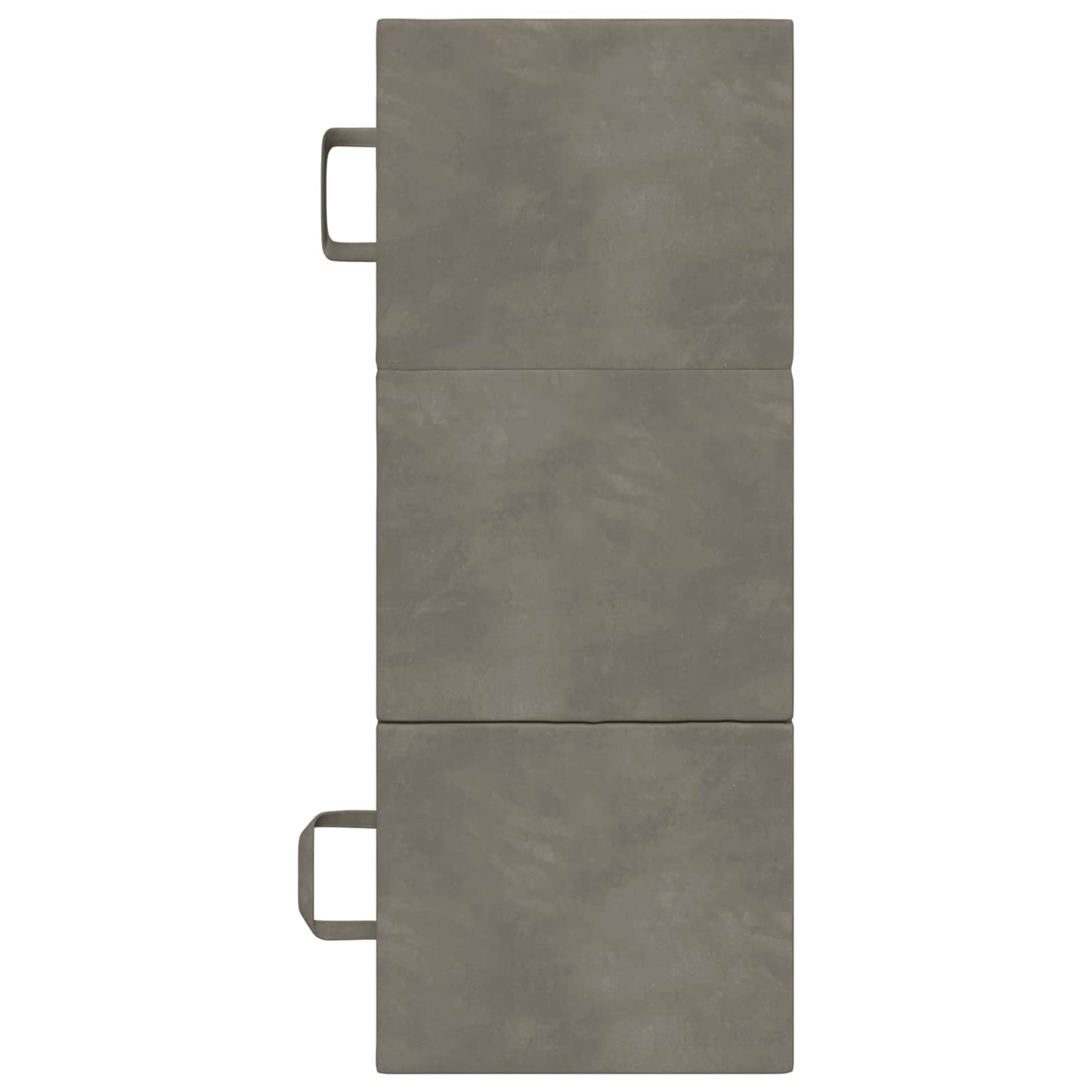 vidaXL Κρεβάτι Καναπέ Αναδιπλούμενο 190 x 75 x 15 cm Ανοιχτό γκρι