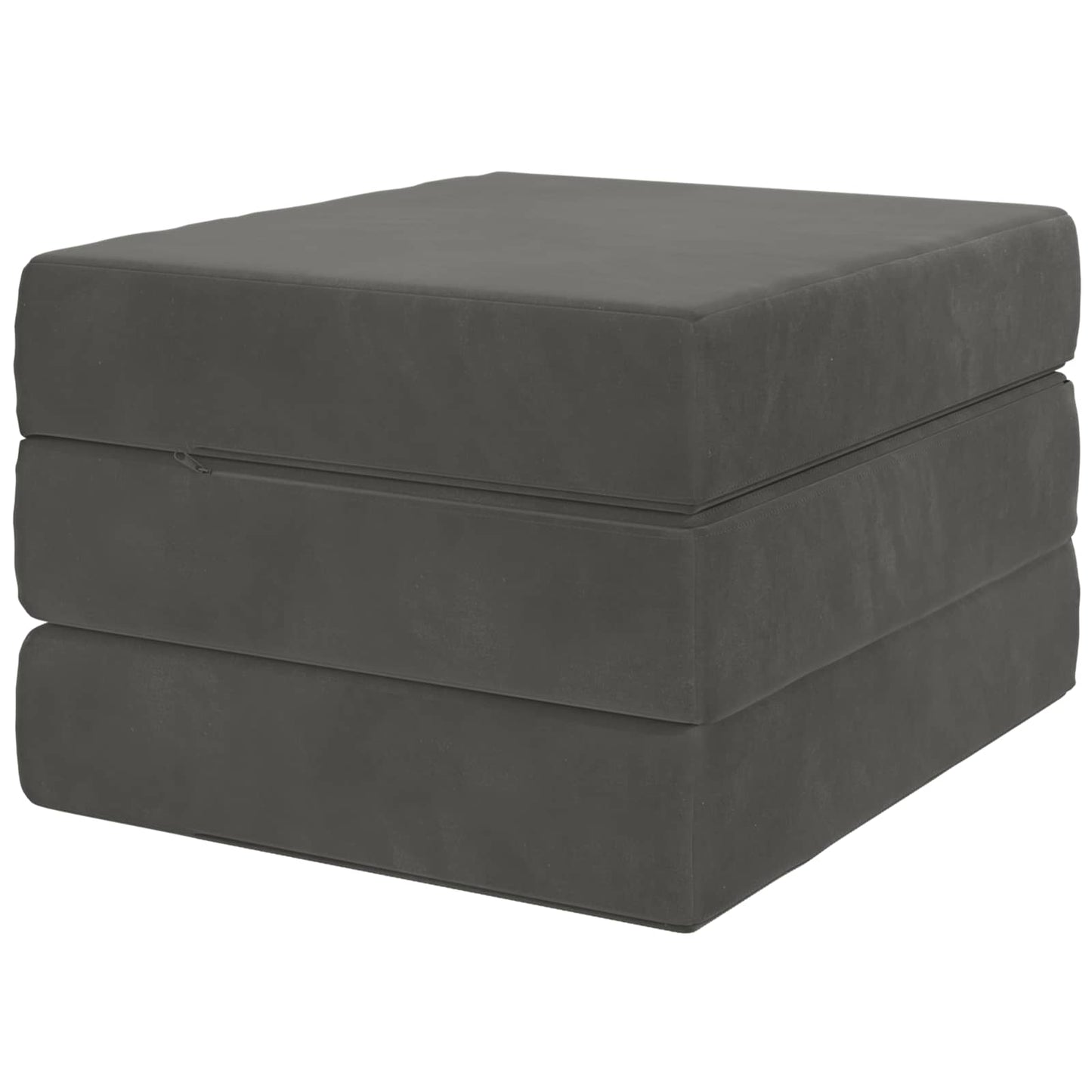 vidaXL Κρεβάτι Καναπέ Αναδιπλούμενο 190 x 75 x 15 cm Σκούρο Γκρι