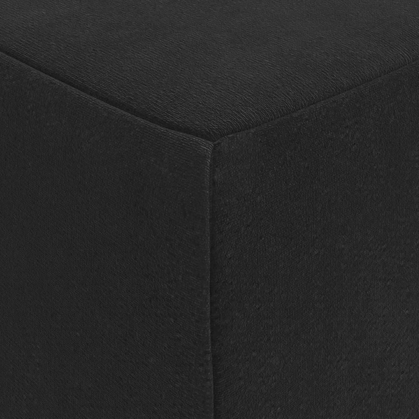 vidaXL Κρεβάτι Καναπέ Αναδιπλούμενο 190 x 75 x 15 cm Μαύρο