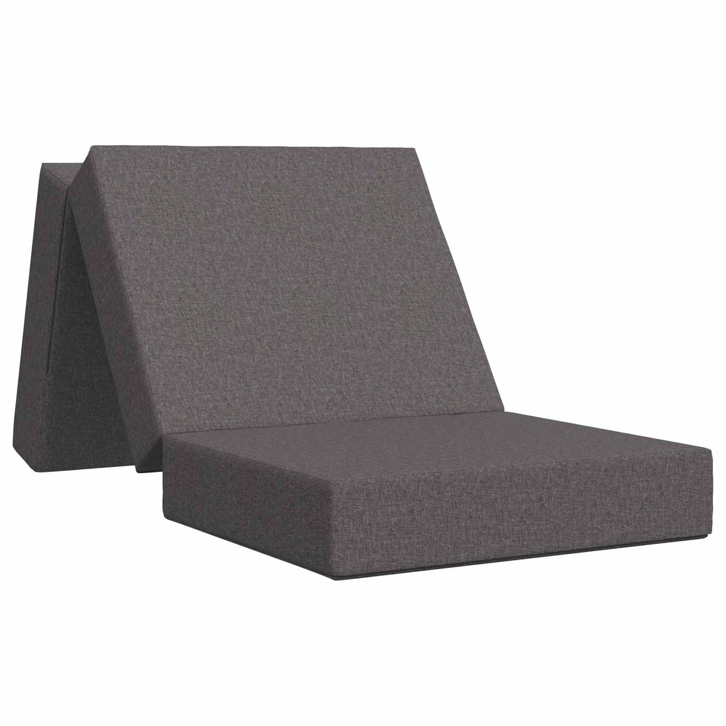 vidaXL Κρεβάτι Καναπέ Αναδιπλούμενο 190 x 90 x 15 cm Ανοιχτό γκρι