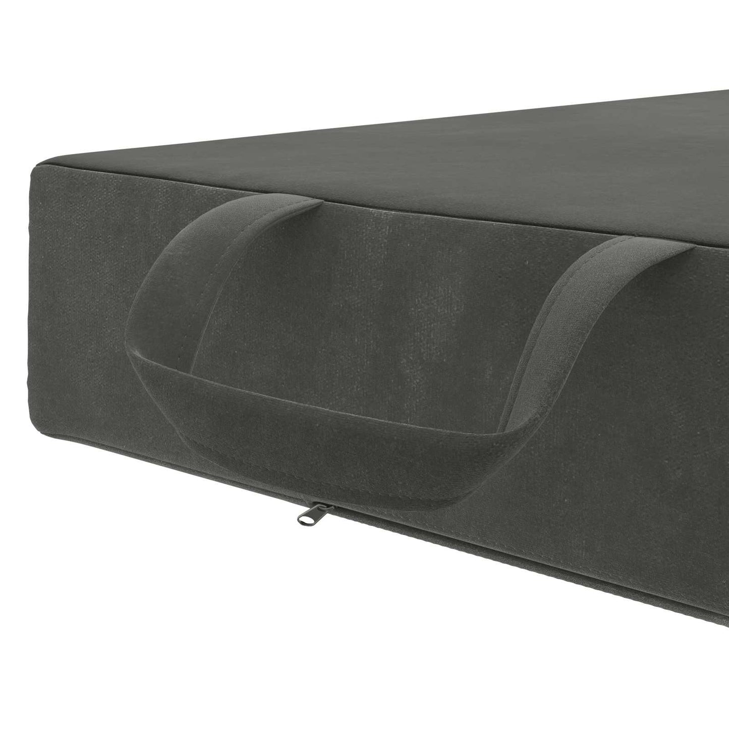 vidaXL Κρεβάτι Καναπέ Αναδιπλούμενο 190 x 90 x 15 cm Σκούρο Γκρι
