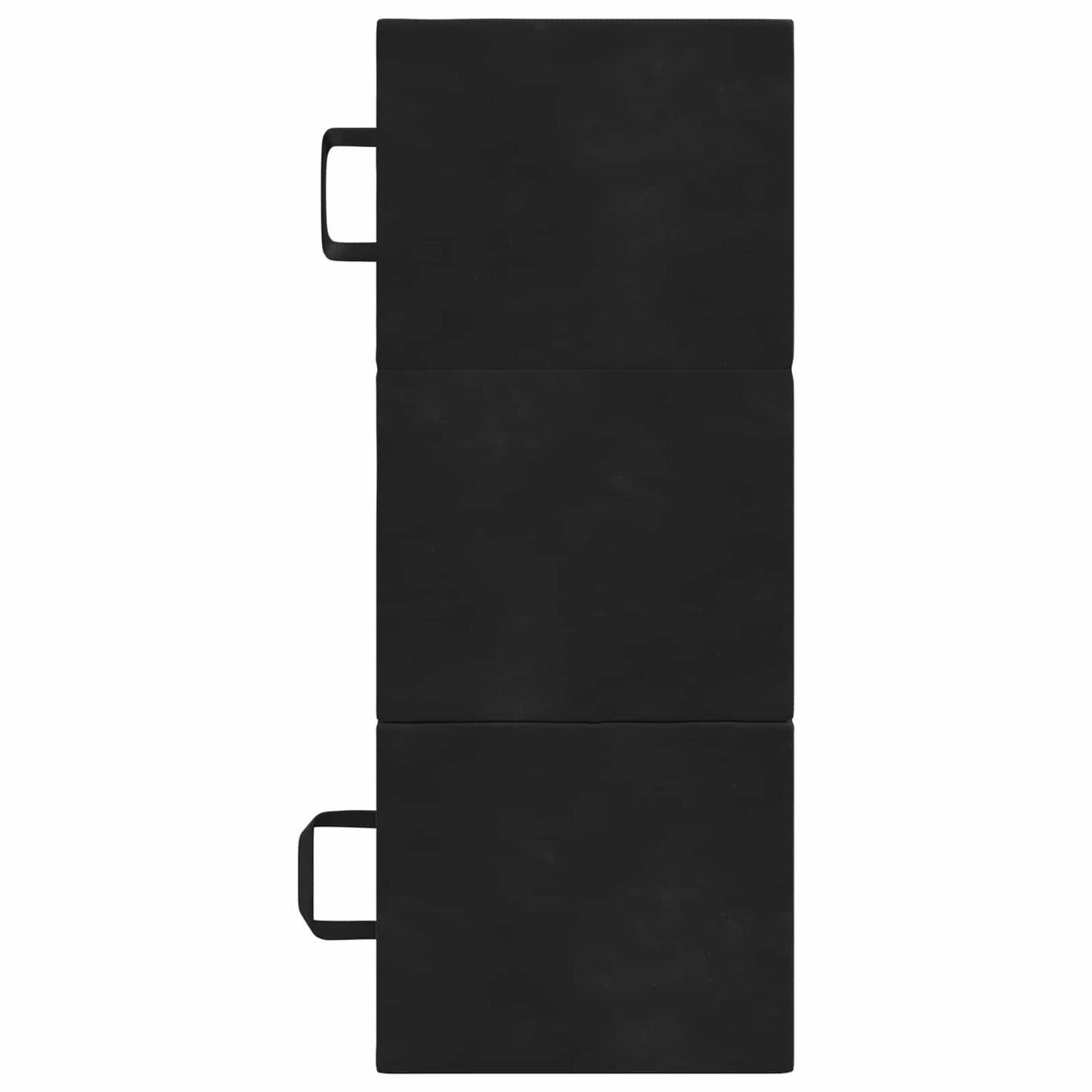 vidaXL Κρεβάτι Καναπέ Αναδιπλούμενο 190 x 90 x 15 cm Μαύρο