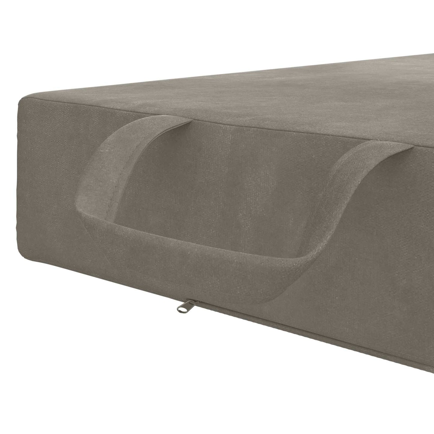 vidaXL Κρεβάτι Καναπέ Αναδιπλούμενο 200 x 75 x 15 cm Ανοιχτό γκρι