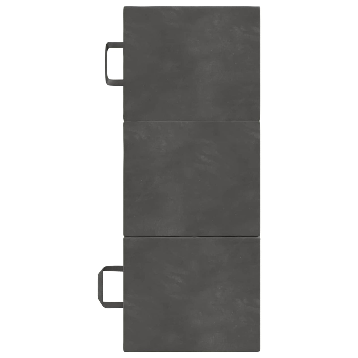vidaXL Κρεβάτι Καναπέ Αναδιπλούμενο 200 x 75 x 15 cm Σκούρο Γκρι