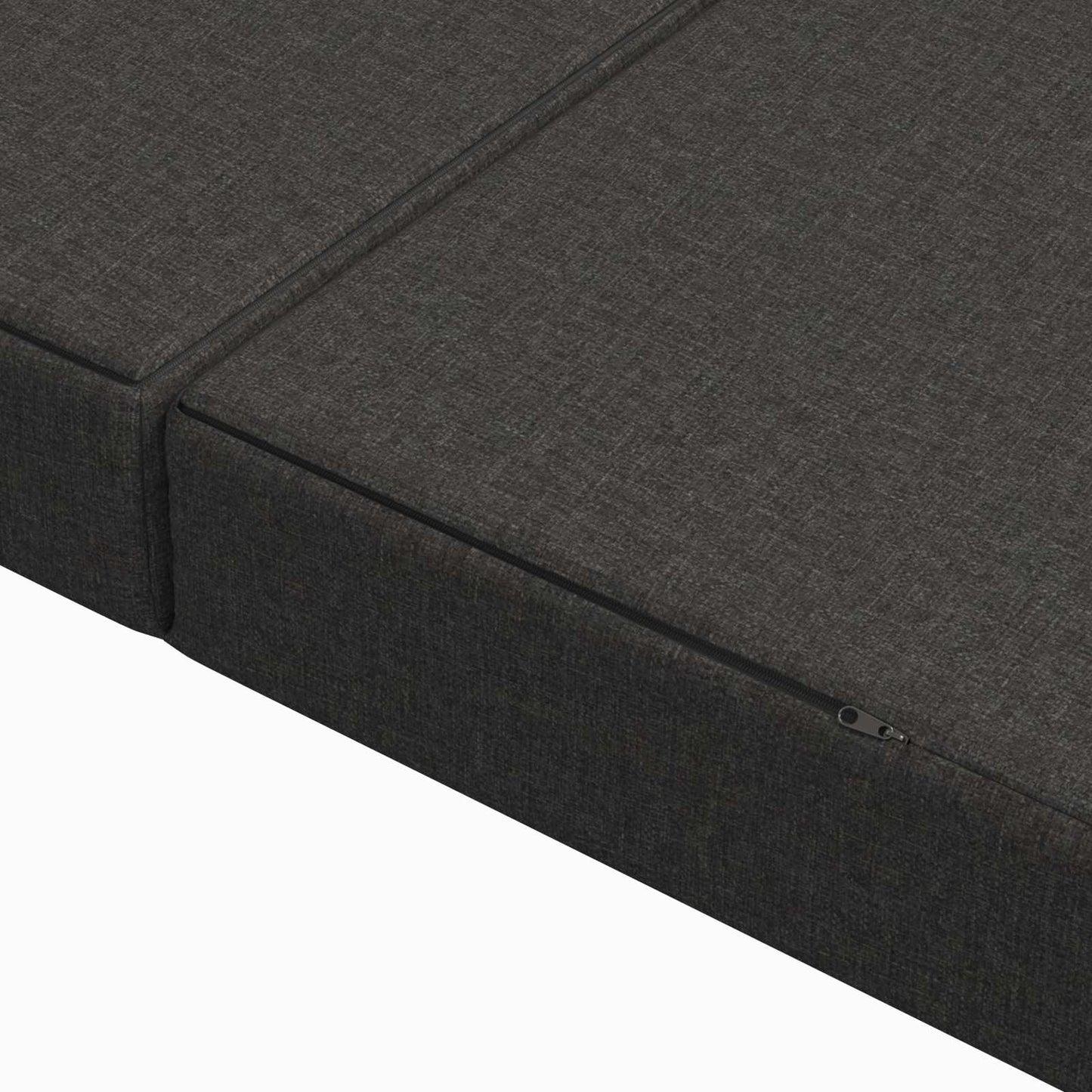 vidaXL Κρεβάτι Καναπέ Αναδιπλούμενο 200 x 80 x 15 cm Σκούρο Γκρι