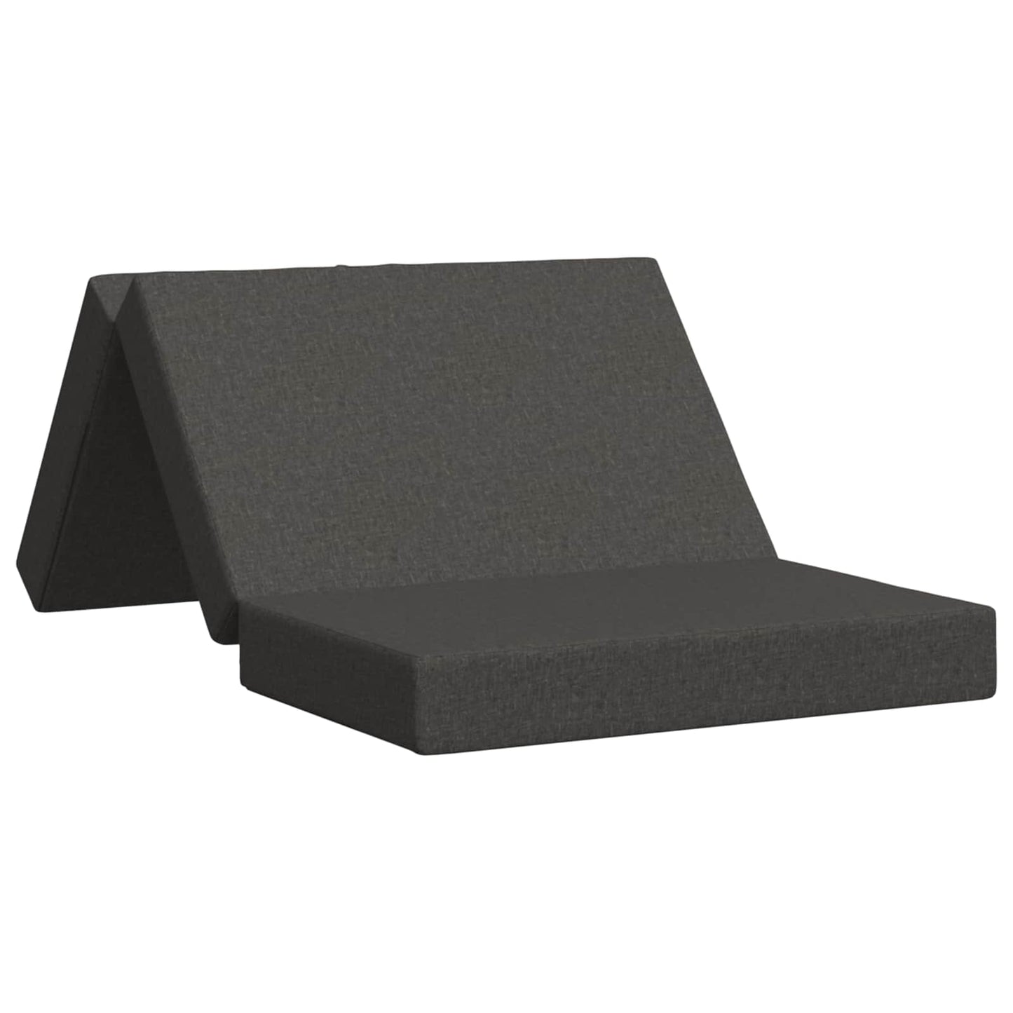 vidaXL Κρεβάτι Καναπέ Αναδιπλούμενο 200 x 80 x 15 cm Σκούρο Γκρι