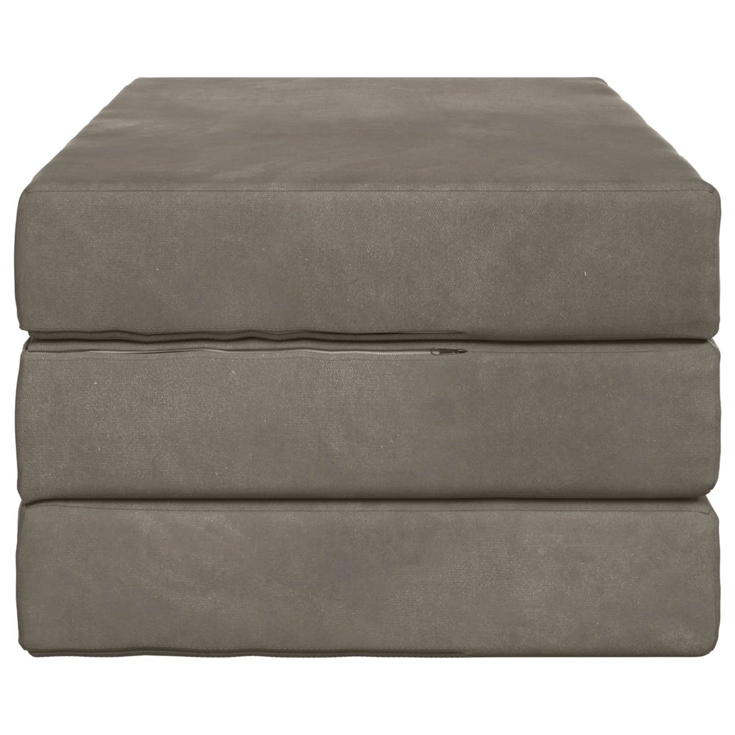 vidaXL Κρεβάτι Καναπέ Αναδιπλούμενο 200 x 80 x 15 cm Ανοιχτό γκρι