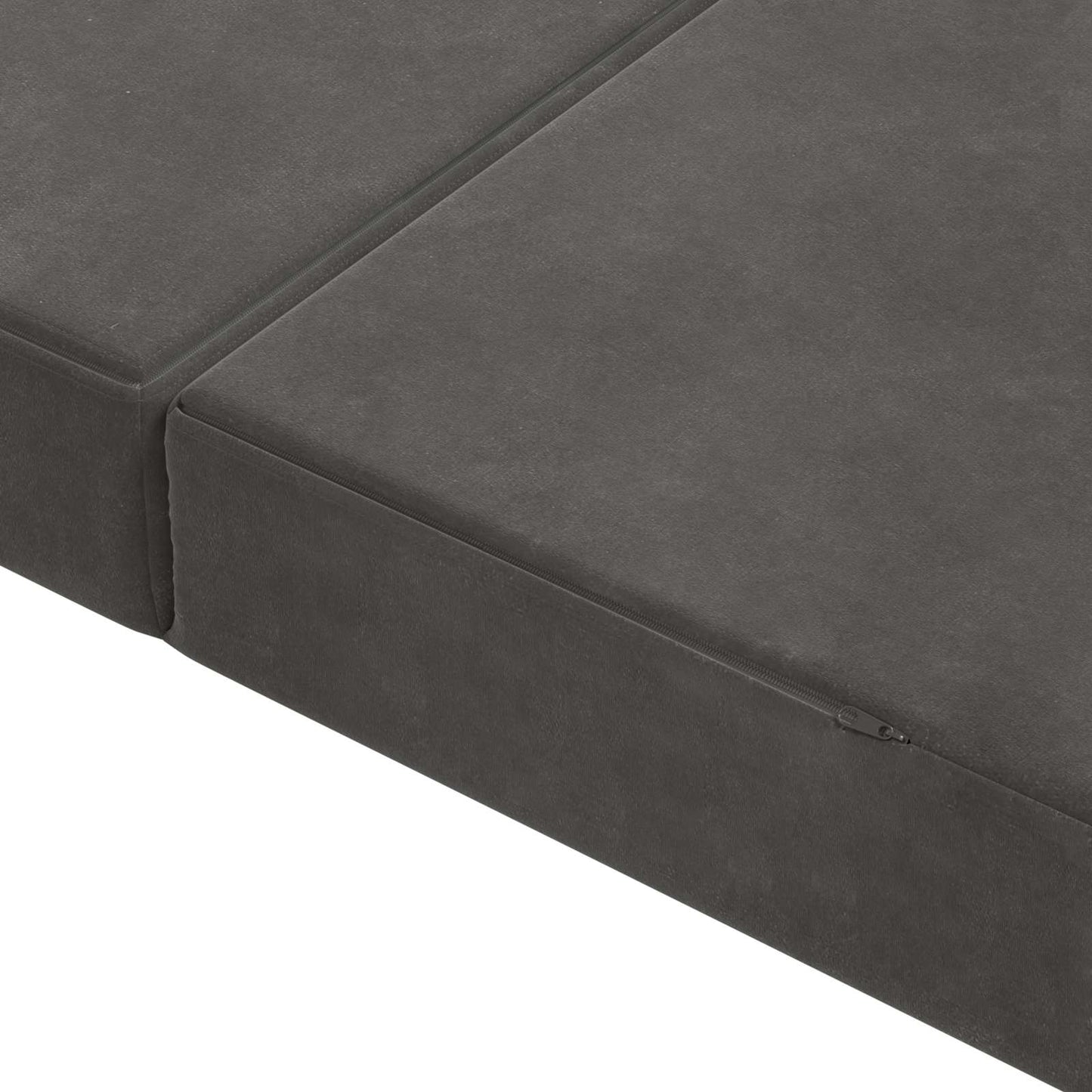 vidaXL Κρεβάτι Καναπέ Αναδιπλούμενο 200 x 80 x 15 cm Σκούρο Γκρι