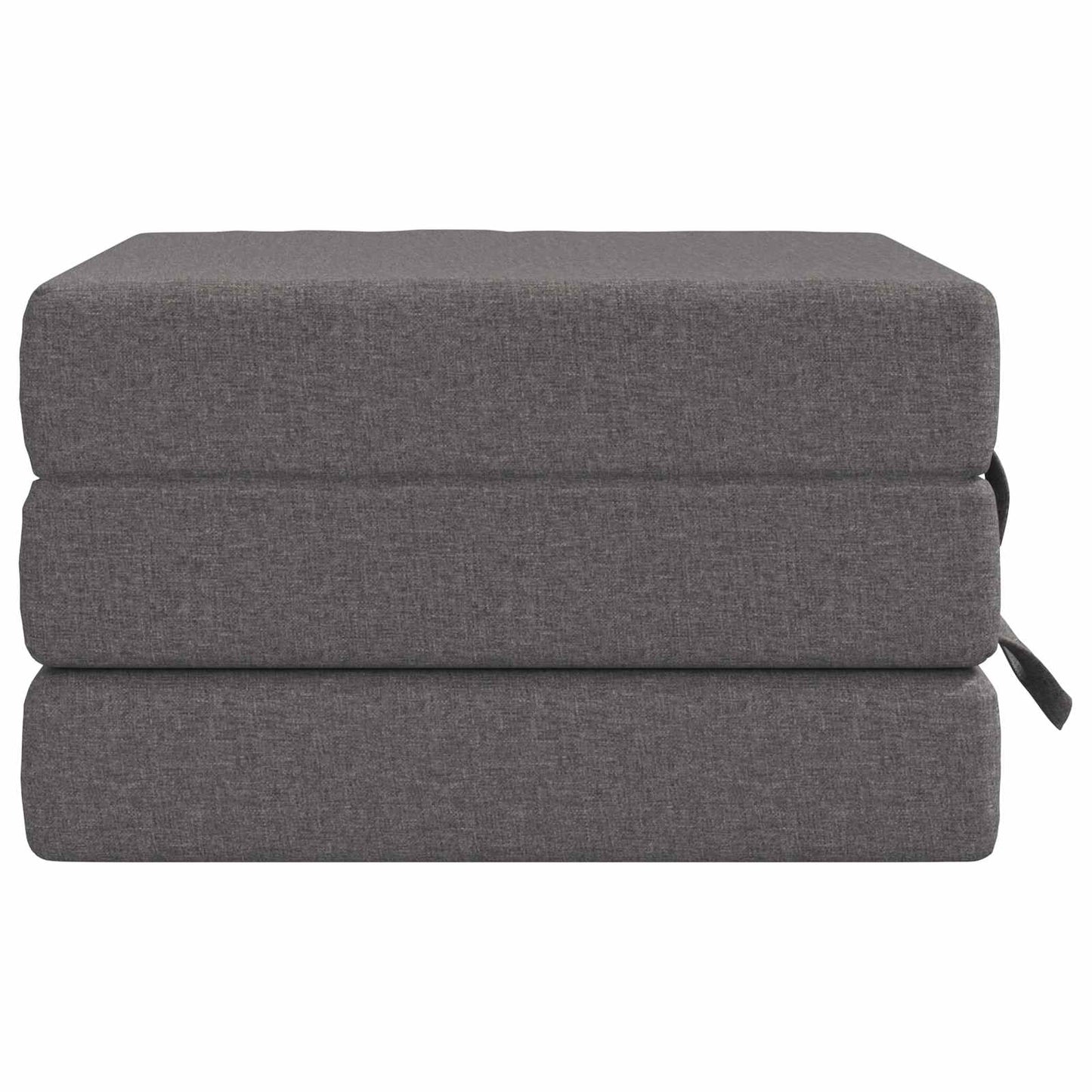 vidaXL Κρεβάτι Καναπέ Αναδιπλούμενο 200 x 90 x 15 cm Ανοιχτό γκρι