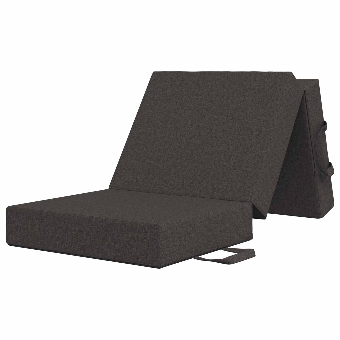 vidaXL Κρεβάτι Καναπέ Αναδιπλούμενο 200 x 90 x 15 cm Σκούρο Γκρι