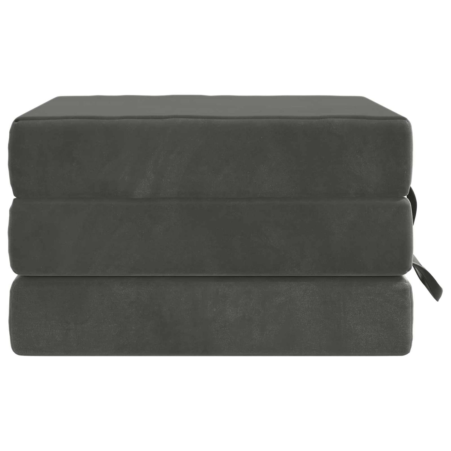 vidaXL Κρεβάτι Καναπέ Αναδιπλούμενο 200 x 90 x 15 cm Σκούρο Γκρι