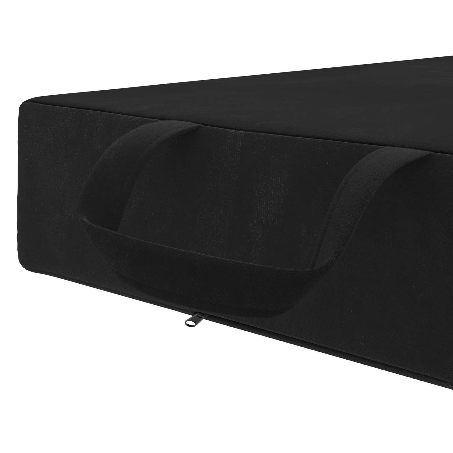 vidaXL Κρεβάτι Καναπέ Αναδιπλούμενο 200 x 90 x 15 cm Μαύρο