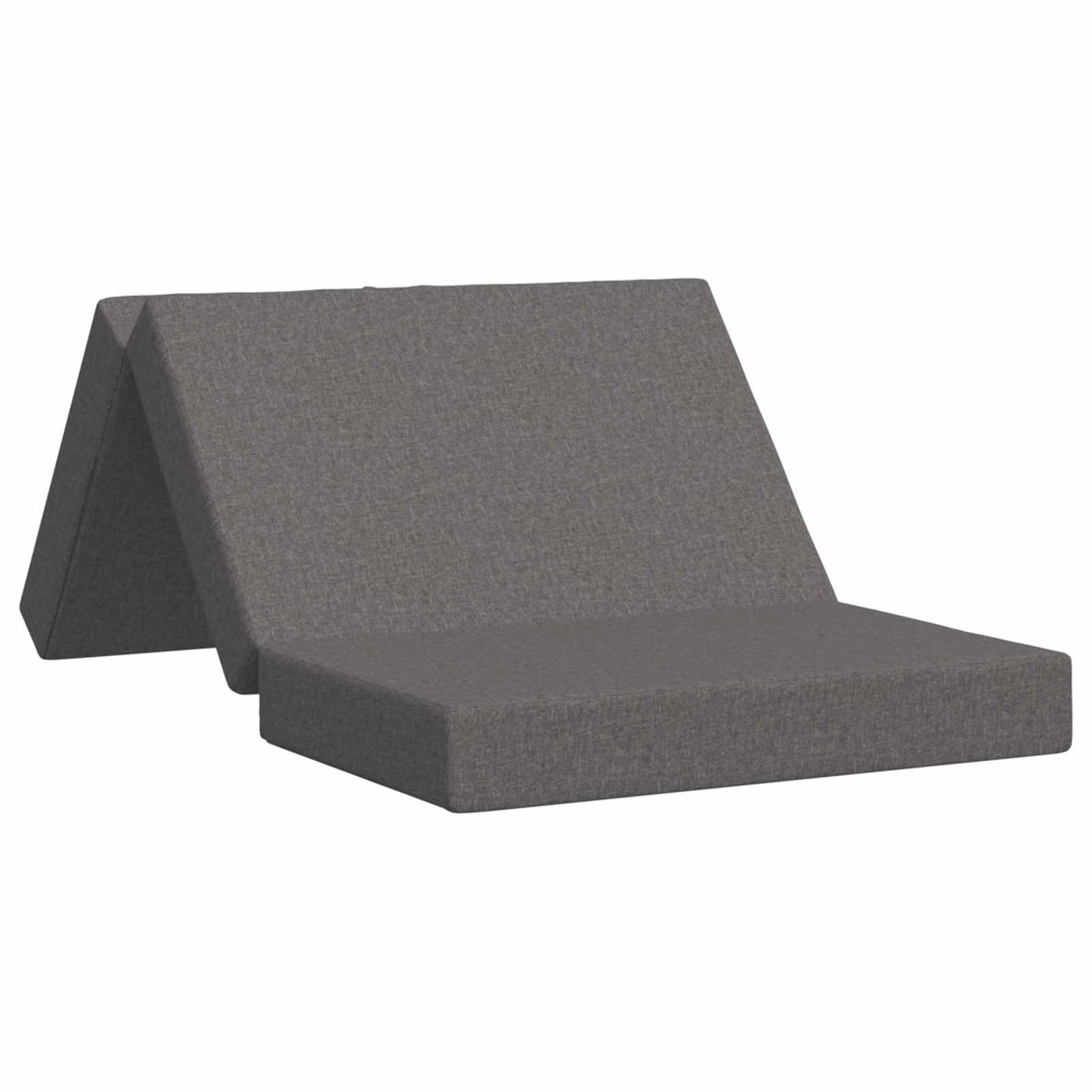 vidaXL Κρεβάτι Καναπέ Αναδιπλούμενο 200 x 100 x 15 cm Ανοιχτό γκρι
