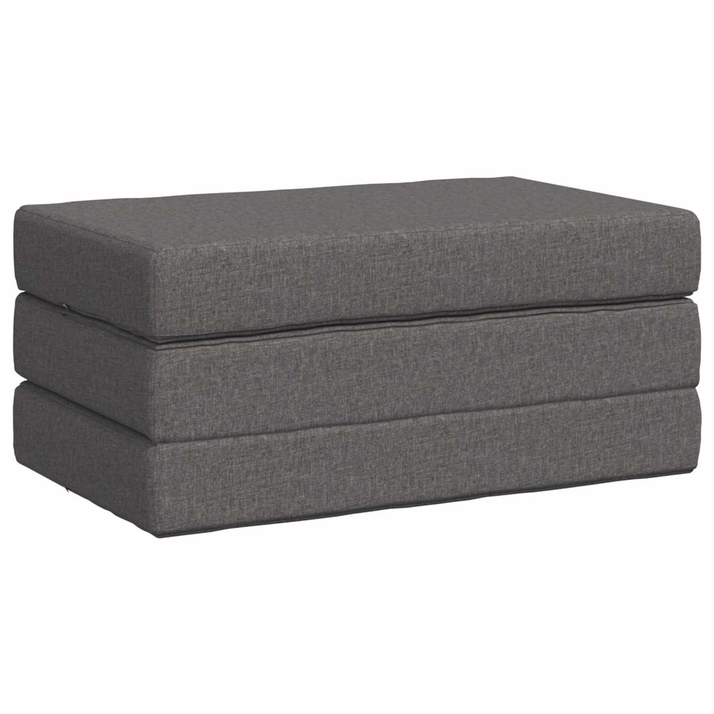 vidaXL Κρεβάτι Καναπέ Αναδιπλούμενο 200 x 100 x 15 cm Ανοιχτό γκρι