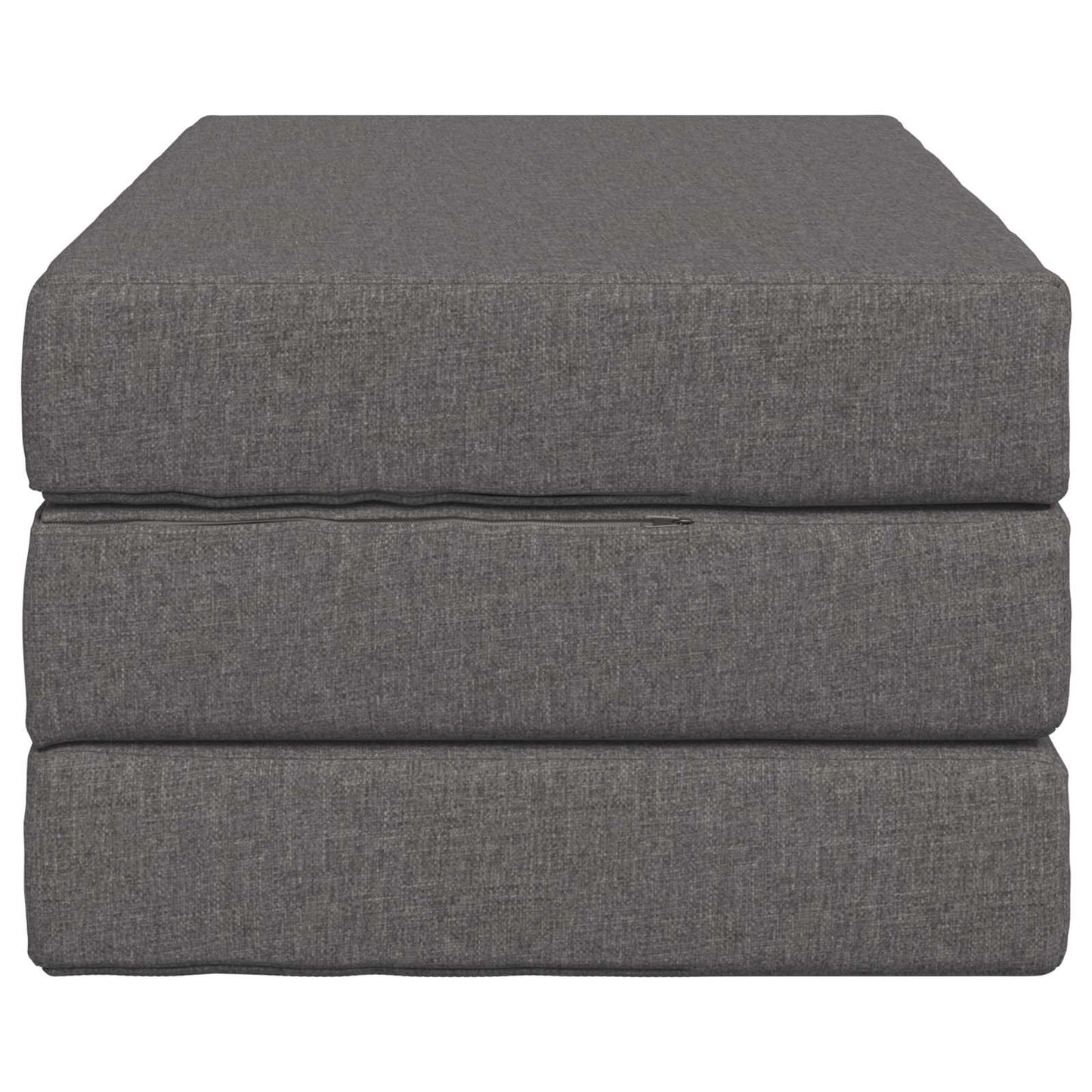 vidaXL Κρεβάτι Καναπέ Αναδιπλούμενο 200 x 100 x 15 cm Ανοιχτό γκρι