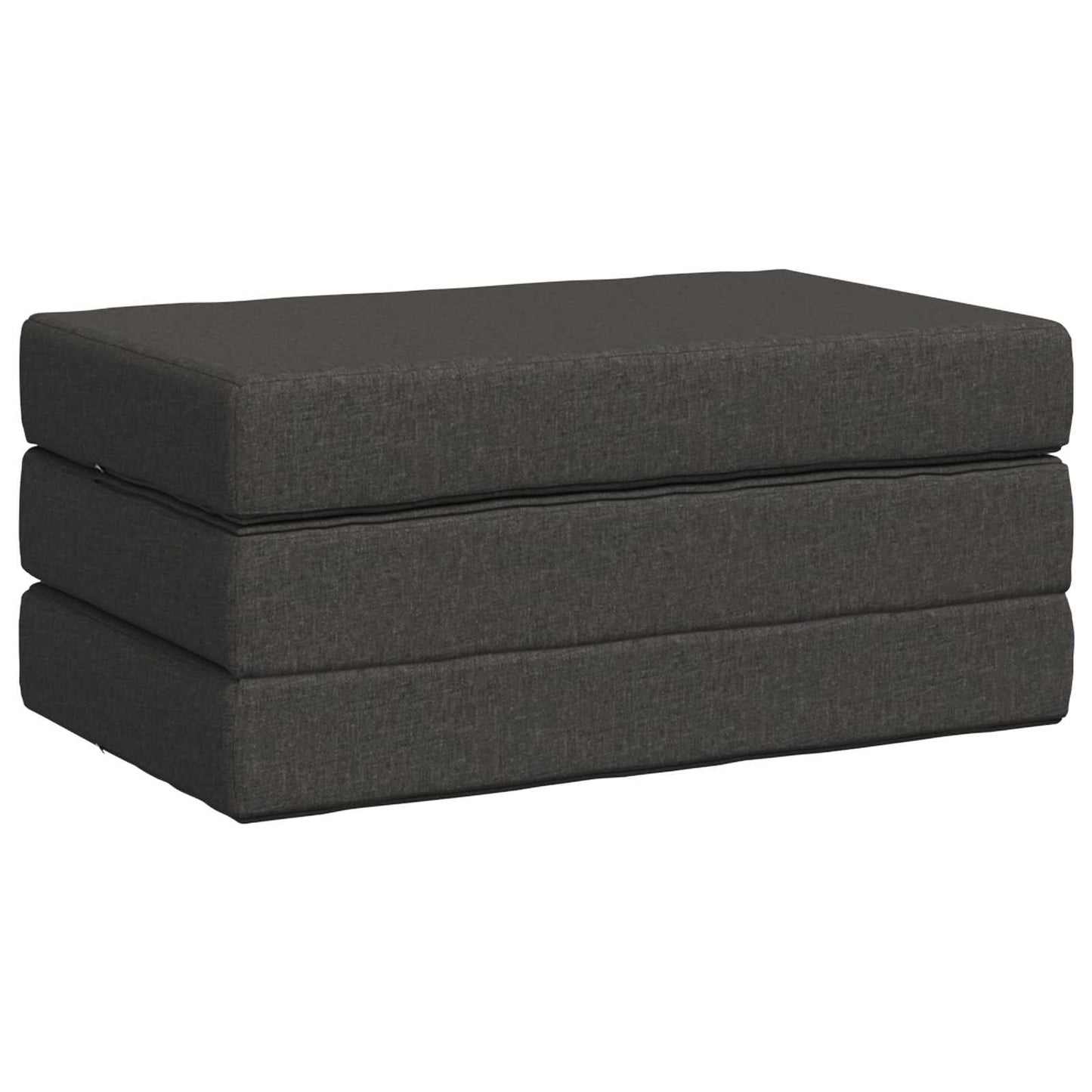 vidaXL Κρεβάτι Καναπέ Αναδιπλούμενο 200 x 100 x 15 cm Σκούρο Γκρι