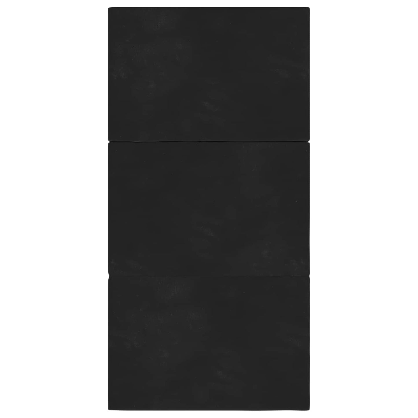 vidaXL Κρεβάτι Καναπέ Αναδιπλούμενο 200 x 100 x 15 cm Μαύρο