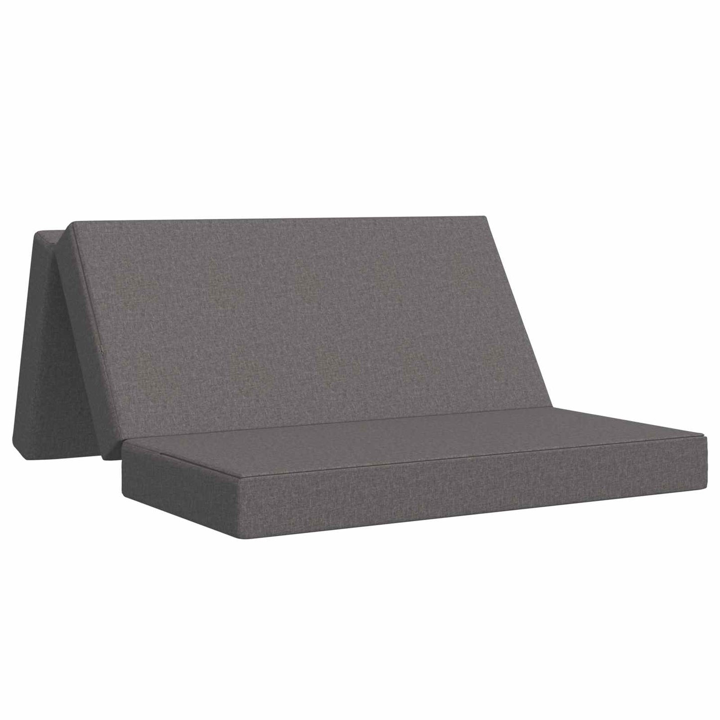 vidaXL Κρεβάτι Καναπέ Αναδιπλούμενο 200 x 120 x 15 cm Ανοιχτό γκρι