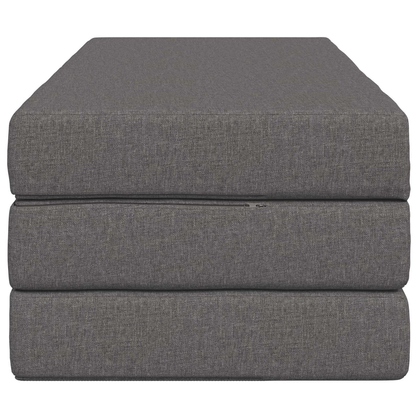 vidaXL Κρεβάτι Καναπέ Αναδιπλούμενο 200 x 120 x 15 cm Ανοιχτό γκρι