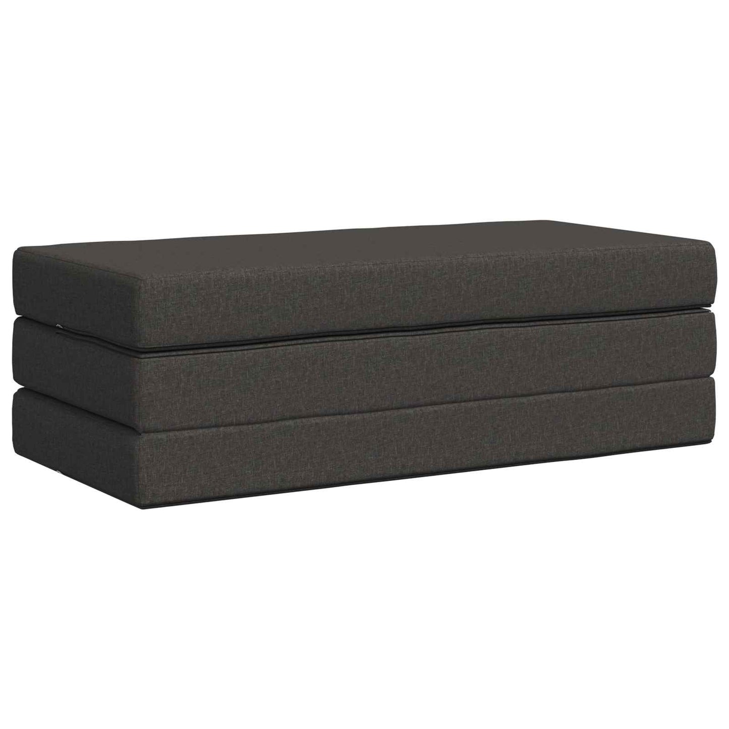 vidaXL Κρεβάτι Καναπέ Αναδιπλούμενο 200 x 120 x 15 cm Σκούρο Γκρι