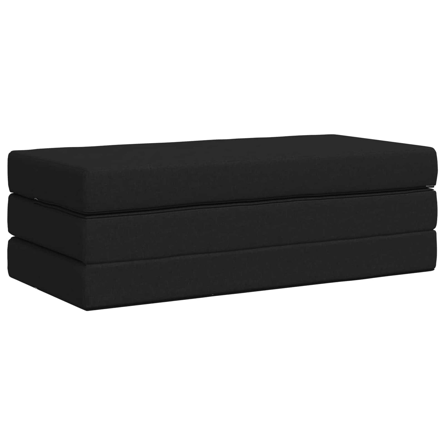 vidaXL Κρεβάτι Καναπέ Αναδιπλούμενο 120 x 67 x 45 εκ Μαύρο