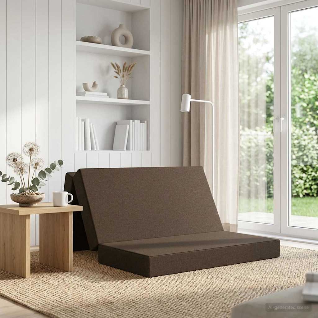 vidaXL Κρεβάτι Καναπέ Αναδιπλούμενο 160 x 67 x 45 εκ Taupe
