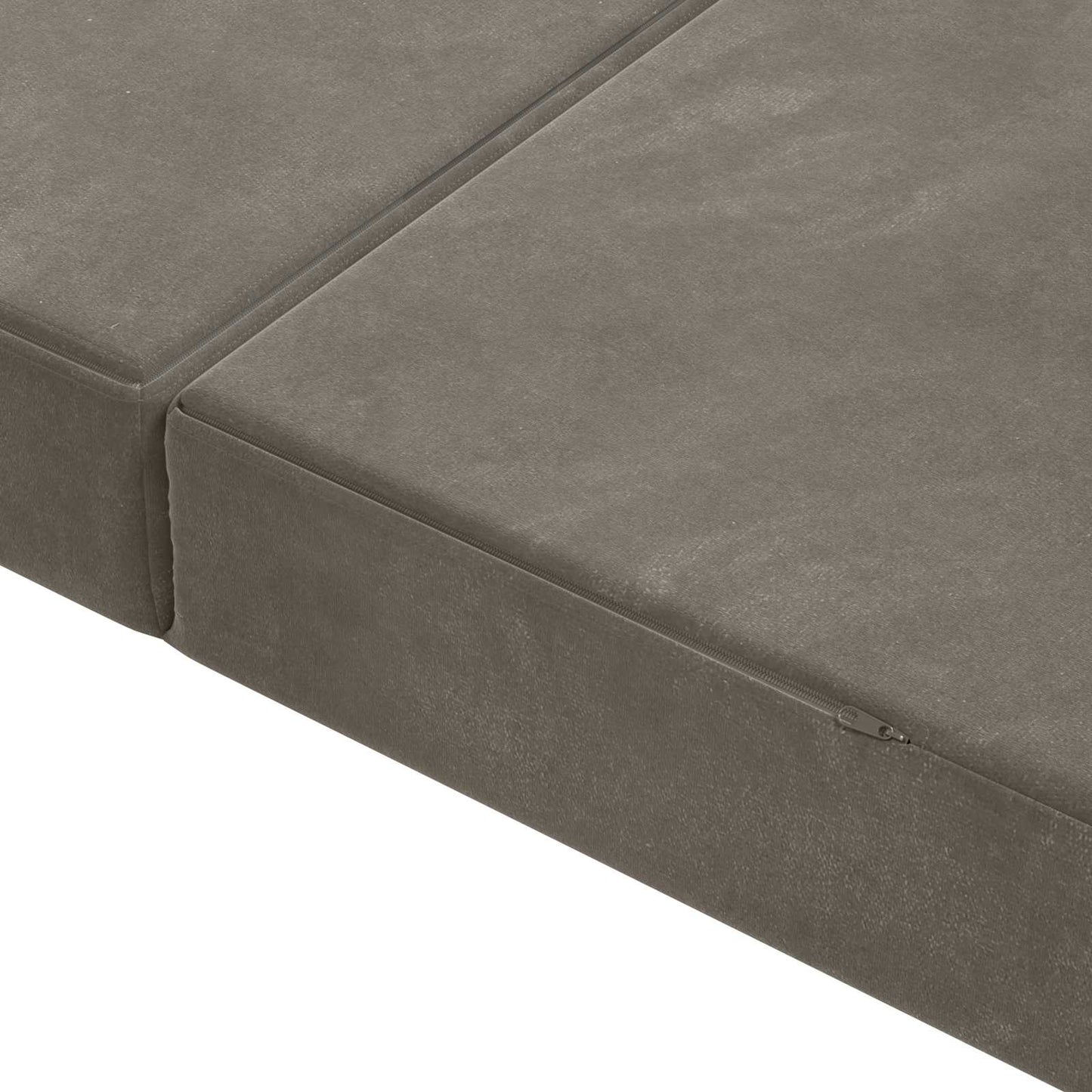 vidaXL Κρεβάτι Καναπέ Αναδιπλούμενο 200 x 120 x 15 cm Ανοιχτό γκρι