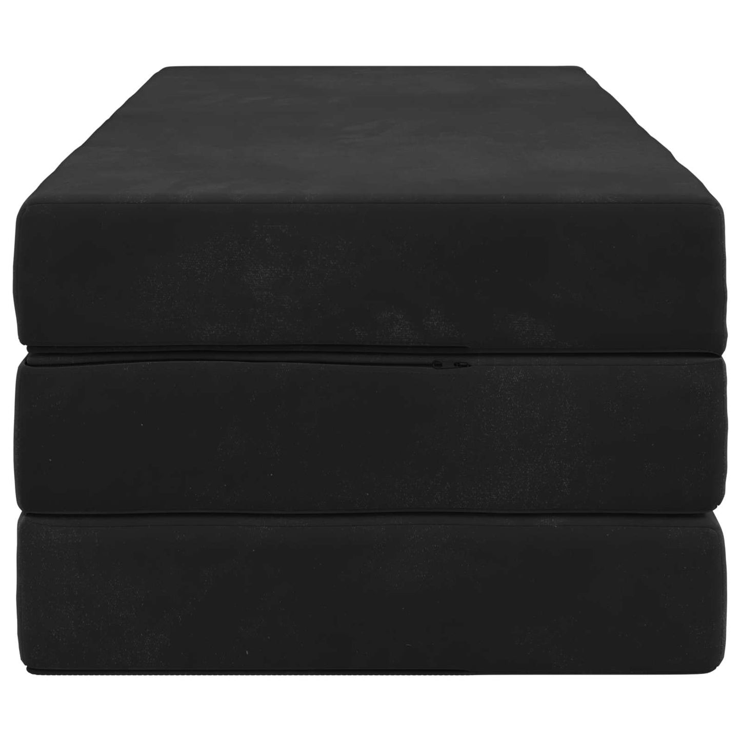 vidaXL Κρεβάτι Καναπέ Αναδιπλούμενο 200 x 120 x 15 cm Μαύρο