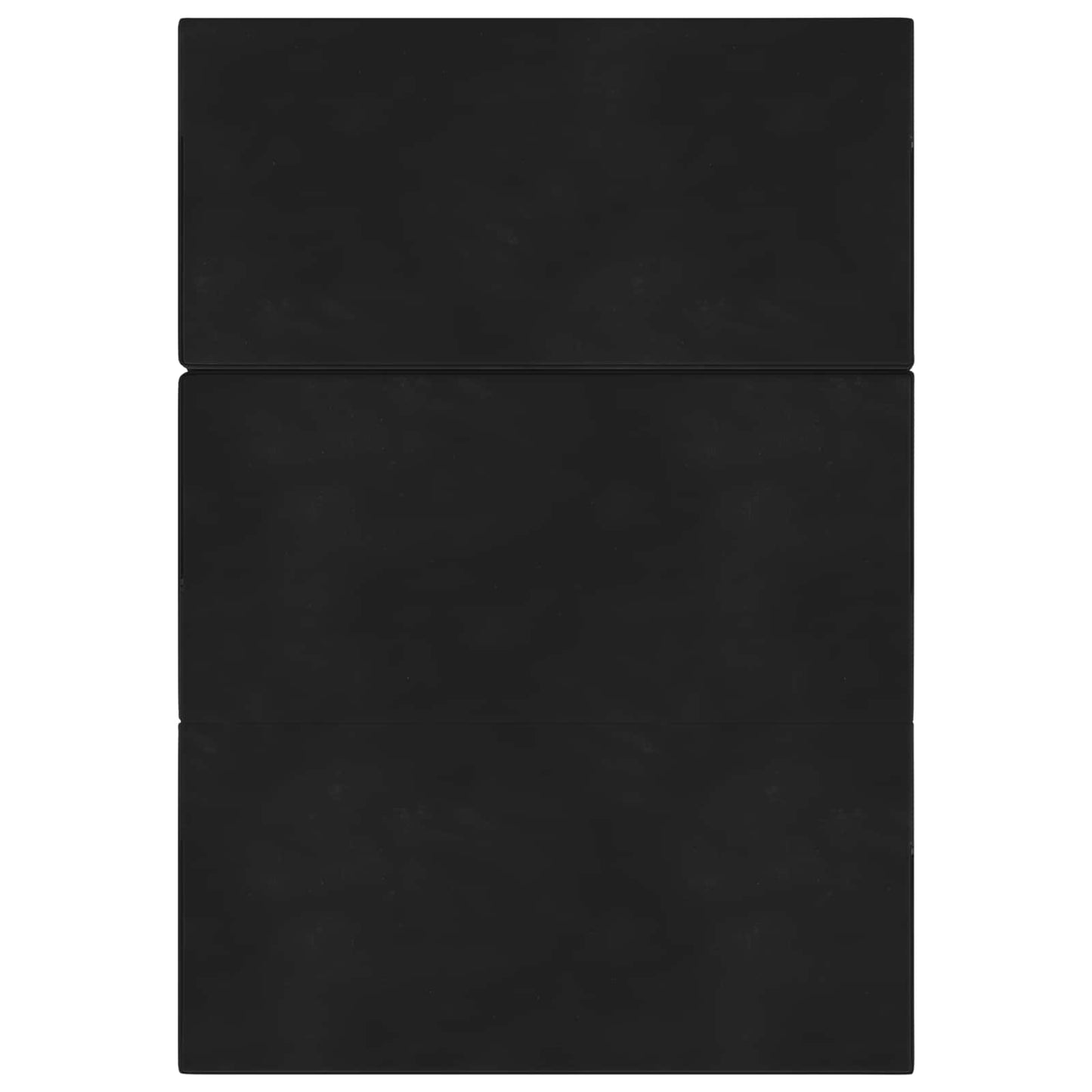 vidaXL Κρεβάτι Καναπέ Αναδιπλούμενο 200 x 120 x 15 cm Μαύρο