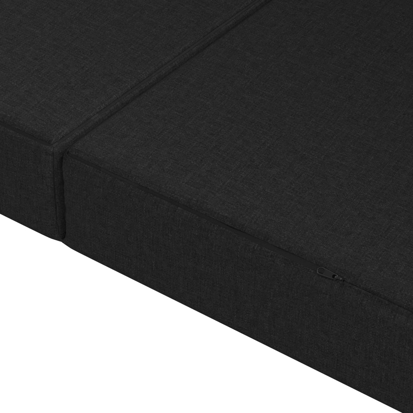 vidaXL Κρεβάτι Καναπέ Αναδιπλούμενο 140 x 67 x 45 εκ Μαύρο